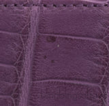 L19 Crocodile Purple Pouch