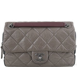 Etoupe Quilted Tweed Bag