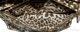 Grande Diva Patent Leopard Bag