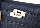 Kelly 32 Black Togo Retourne