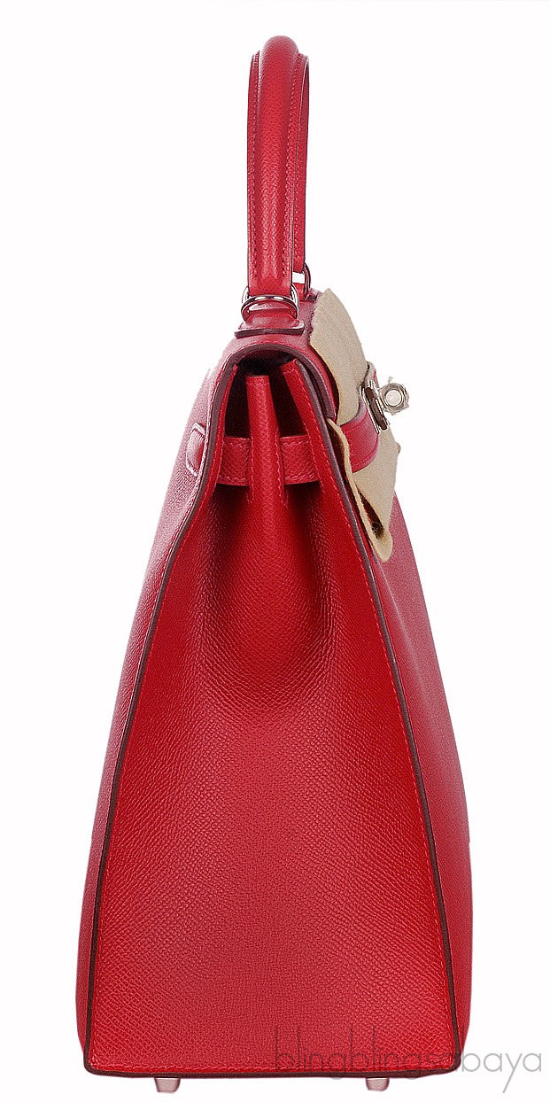 Kelly 35 Rouge Casaque Epsom