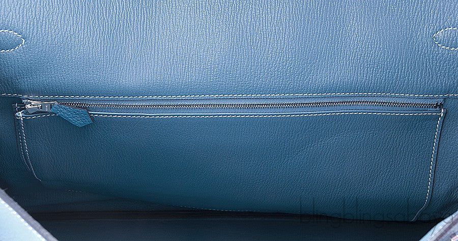 Birkin 40 Blue Jean Togo