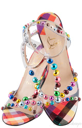 Multicolor Bead PVC Heels
