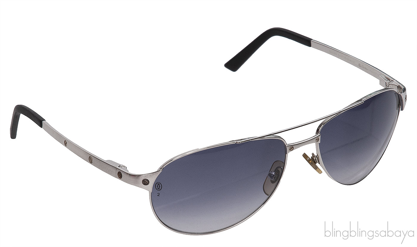 Cartier Edition Santos-Dumont Aviator Sunglasses