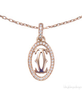 Logo Double C Diamond Necklace