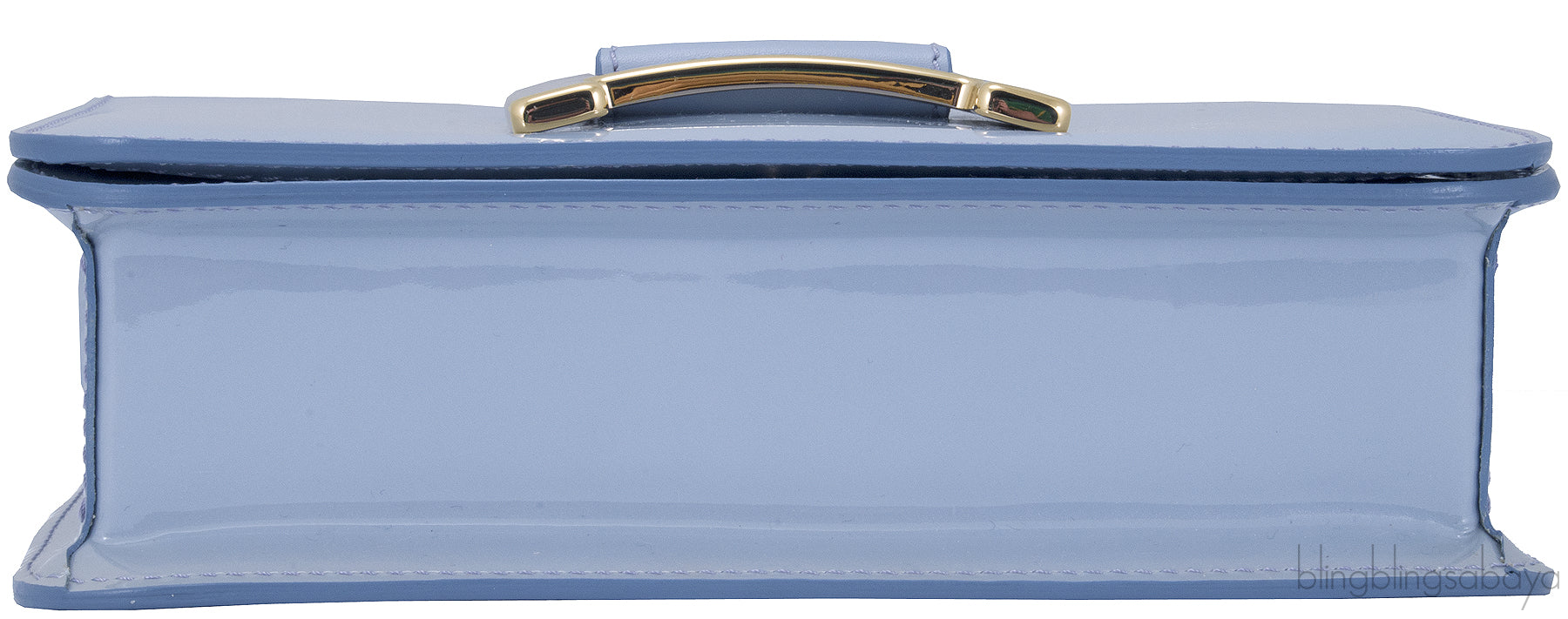 Light Blue Patent Cross-body Bag*