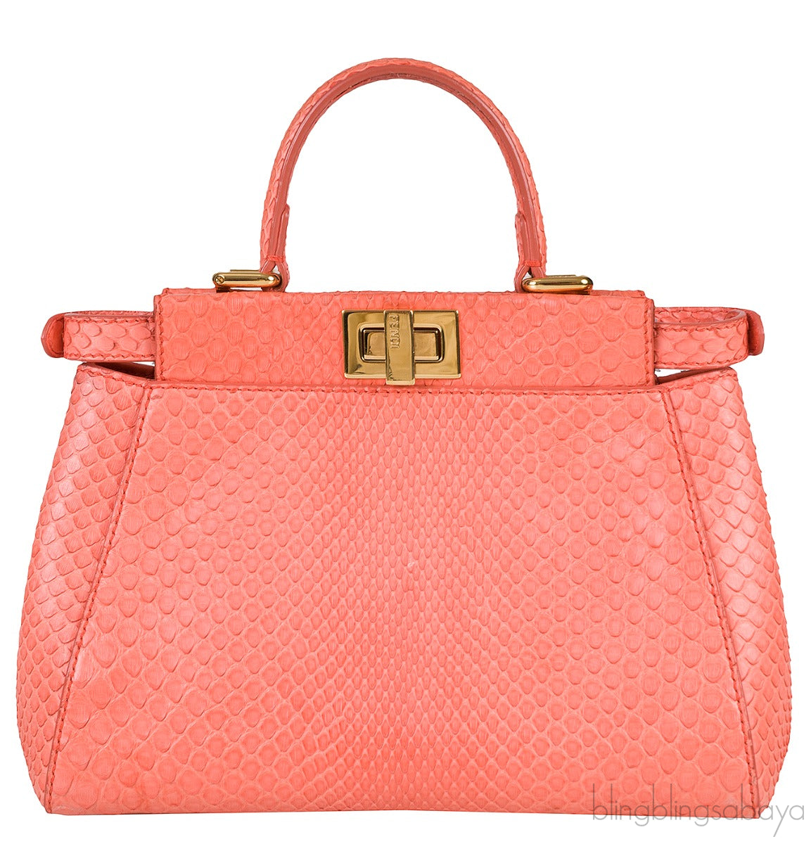 Orange Python Mini Peekaboo