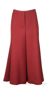 Wool Wide Leg Trouser