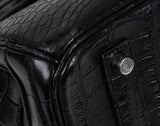 Birkin 35 Black Matte Alligator Crocodile PHW