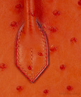 Hermes Birkin 30 Orange Ostrich PHW