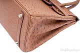 Birkin 30 Cognac Ostrich GHW