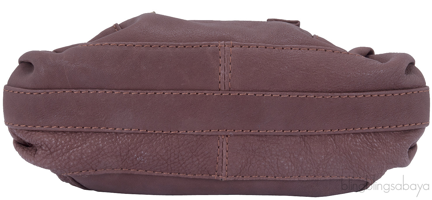 Brown Mini Top Handle Bag