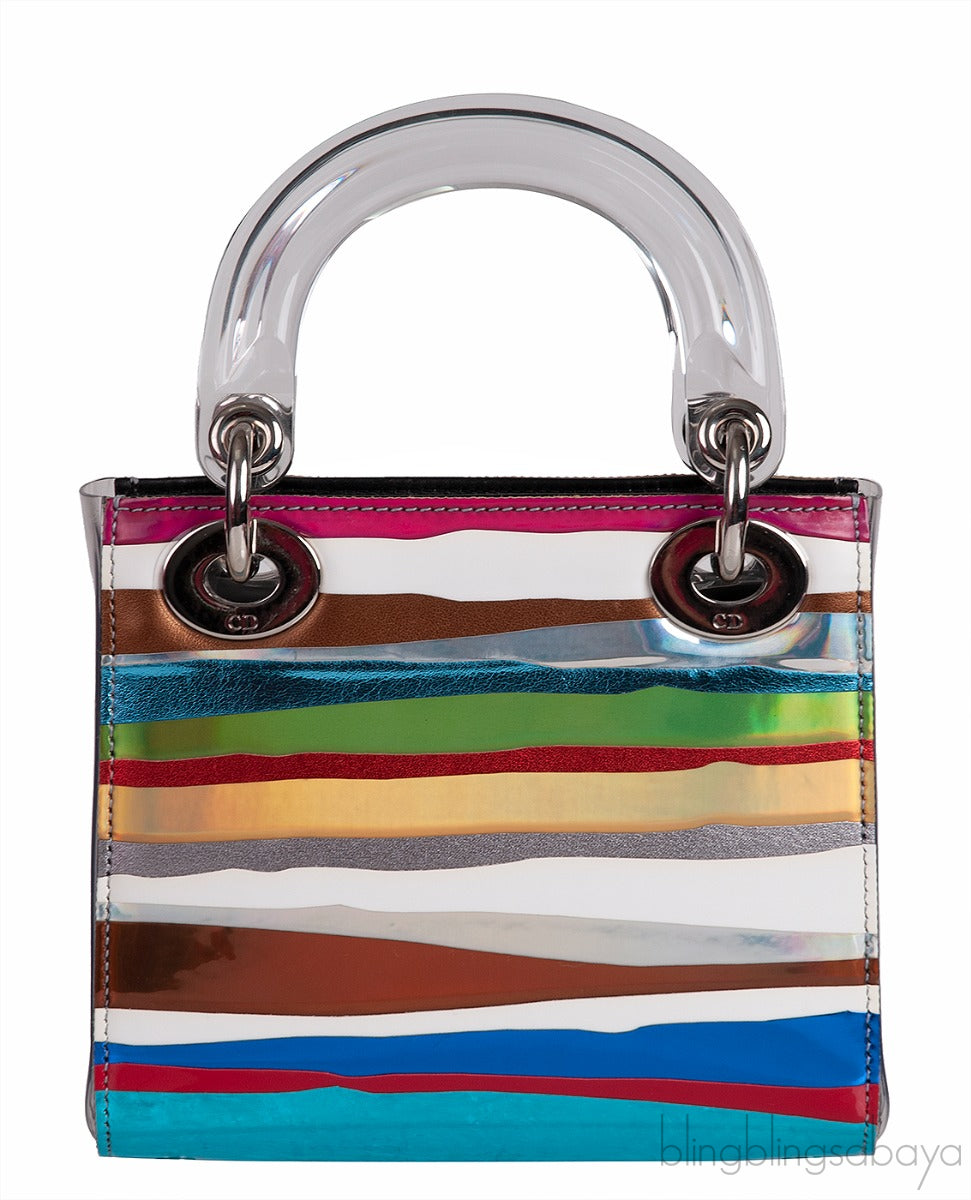 Lady Dior Art Multicolor Acrylic Mini Shoulder Bag