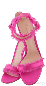 Portifino Fuchsia Fringed Sandals