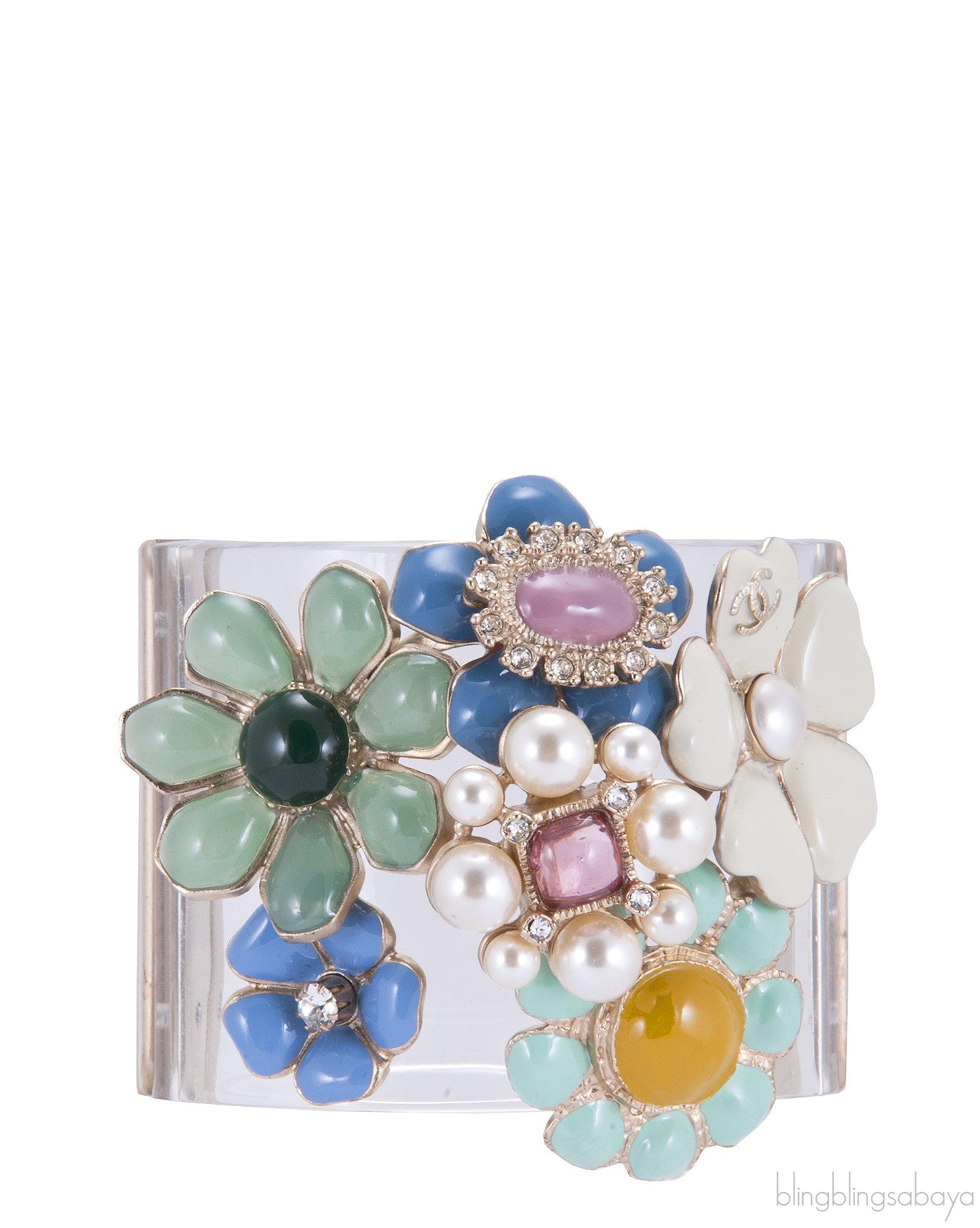 Camelia Garden Floral Bangle