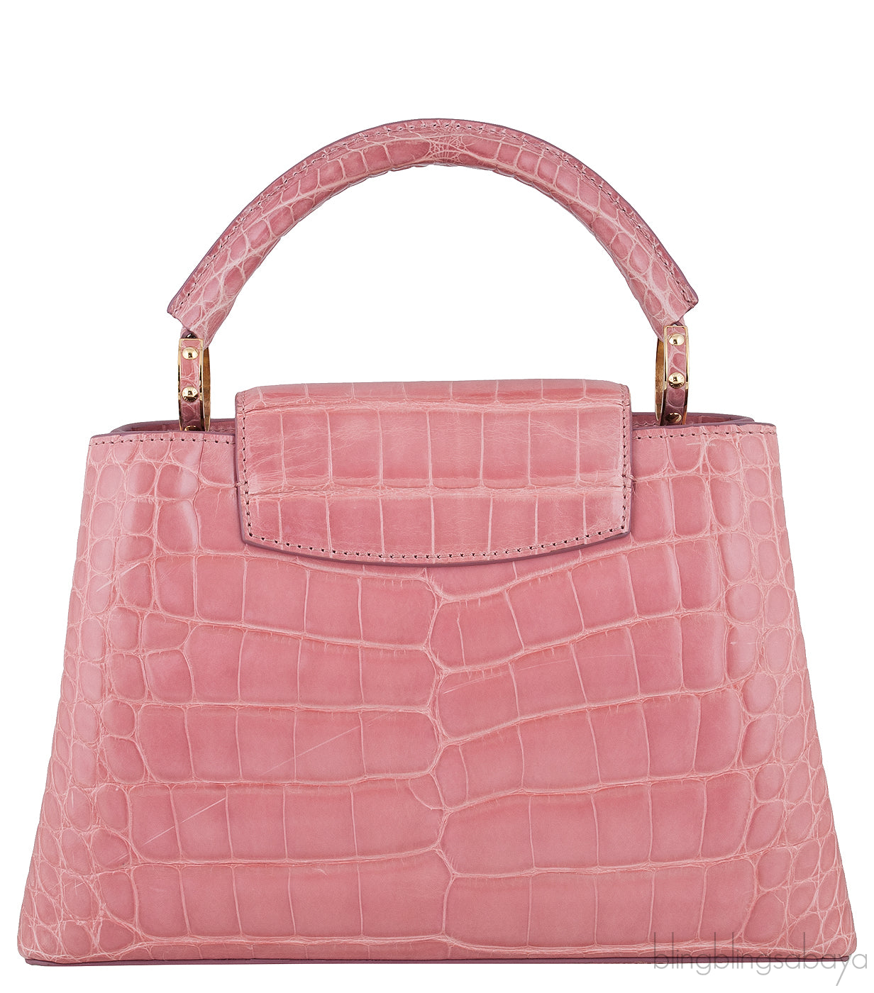 Capucines Vieux Rose Crocodile BB
