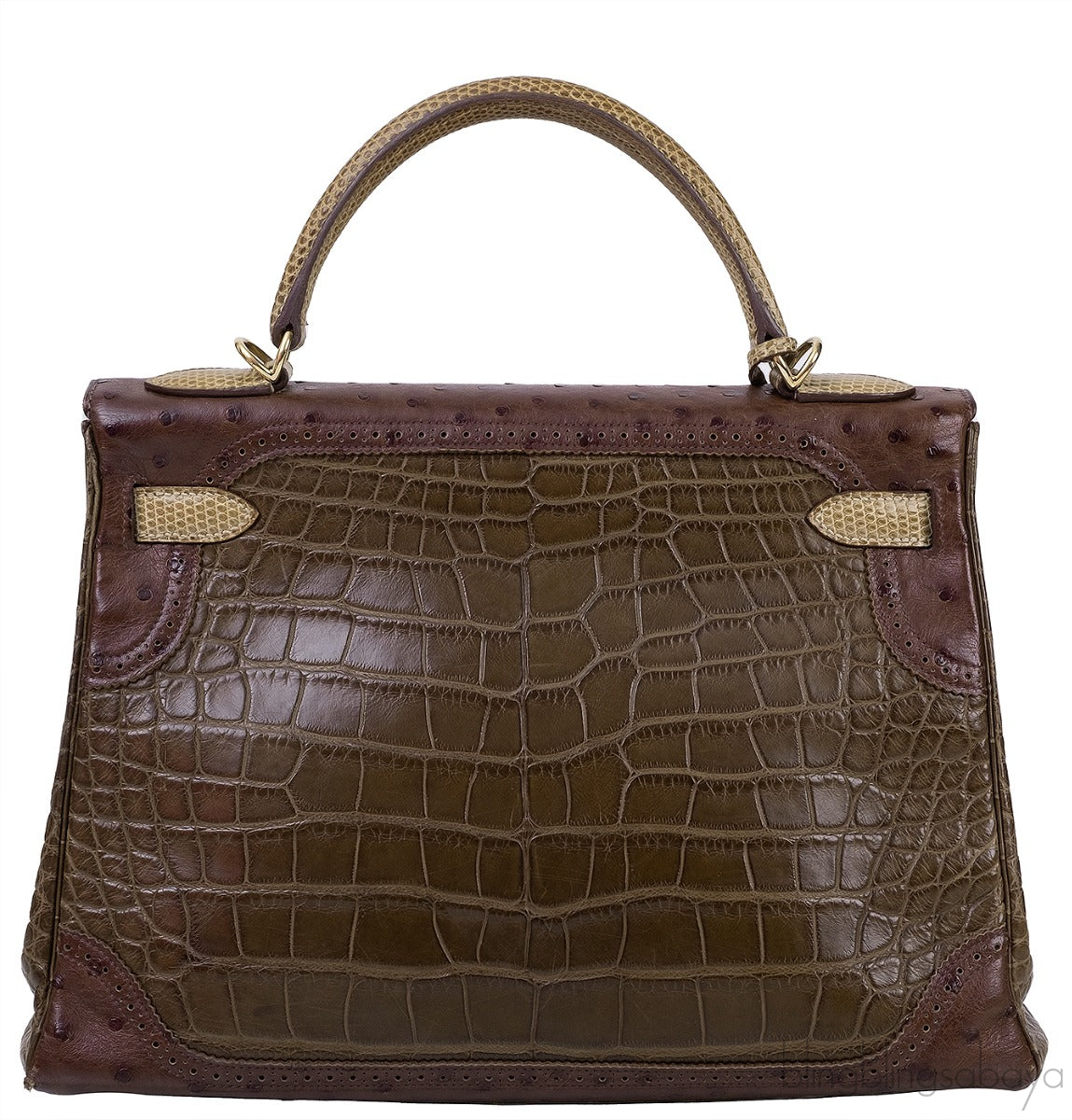 Kelly 32 Grand Marriage Crocodile Bag