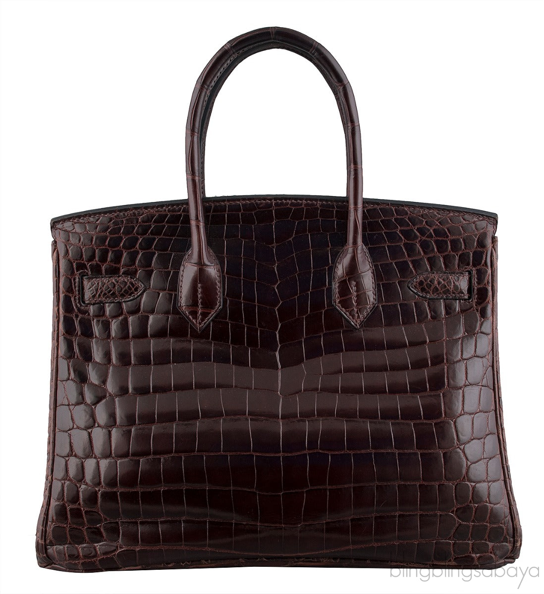 Birkin 30 Dark Brown Crocodile
