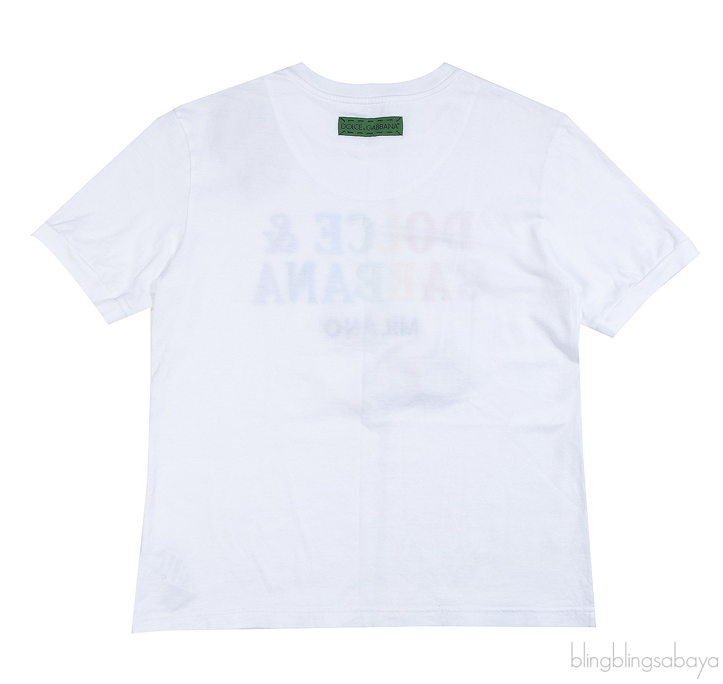 Dolce & Gabbana White Flower Patch Kids T-shirt
