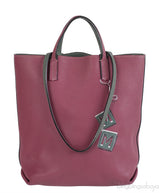 Moynat Quattro Reversible Bi-color Leather Tote
