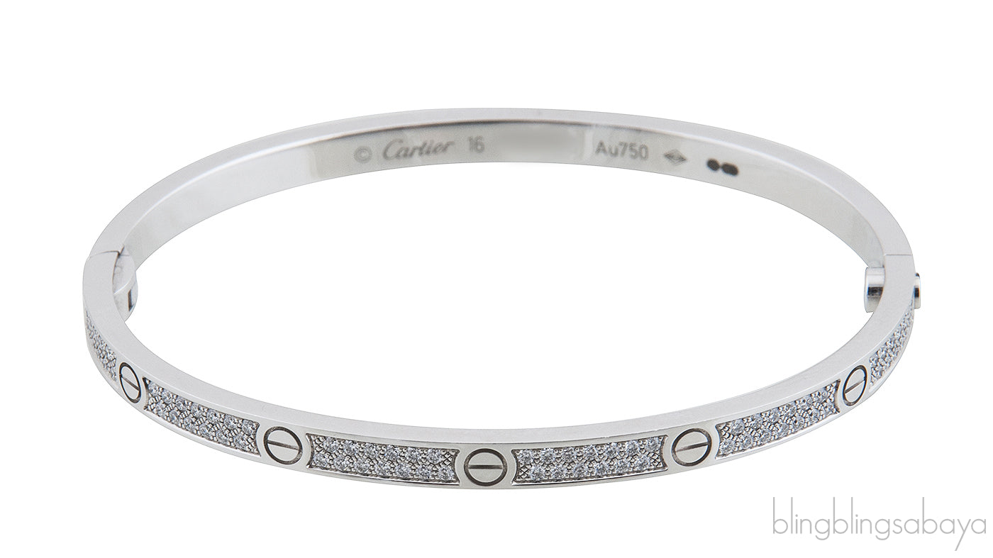 Love Pave Diamond Bracelet