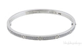 Love Pave Diamond Bracelet