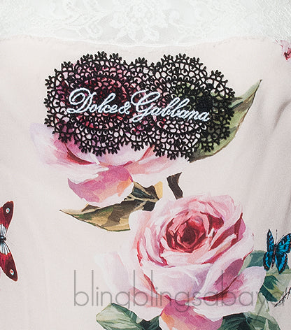 Lace-trimmed Silk Satin Top