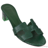 Oasis Vert Lizard Sandals