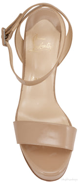 Nude Ankle Strap Sandals