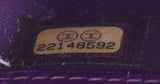 Chanel Purple Crocodile Phone Chain Pouch