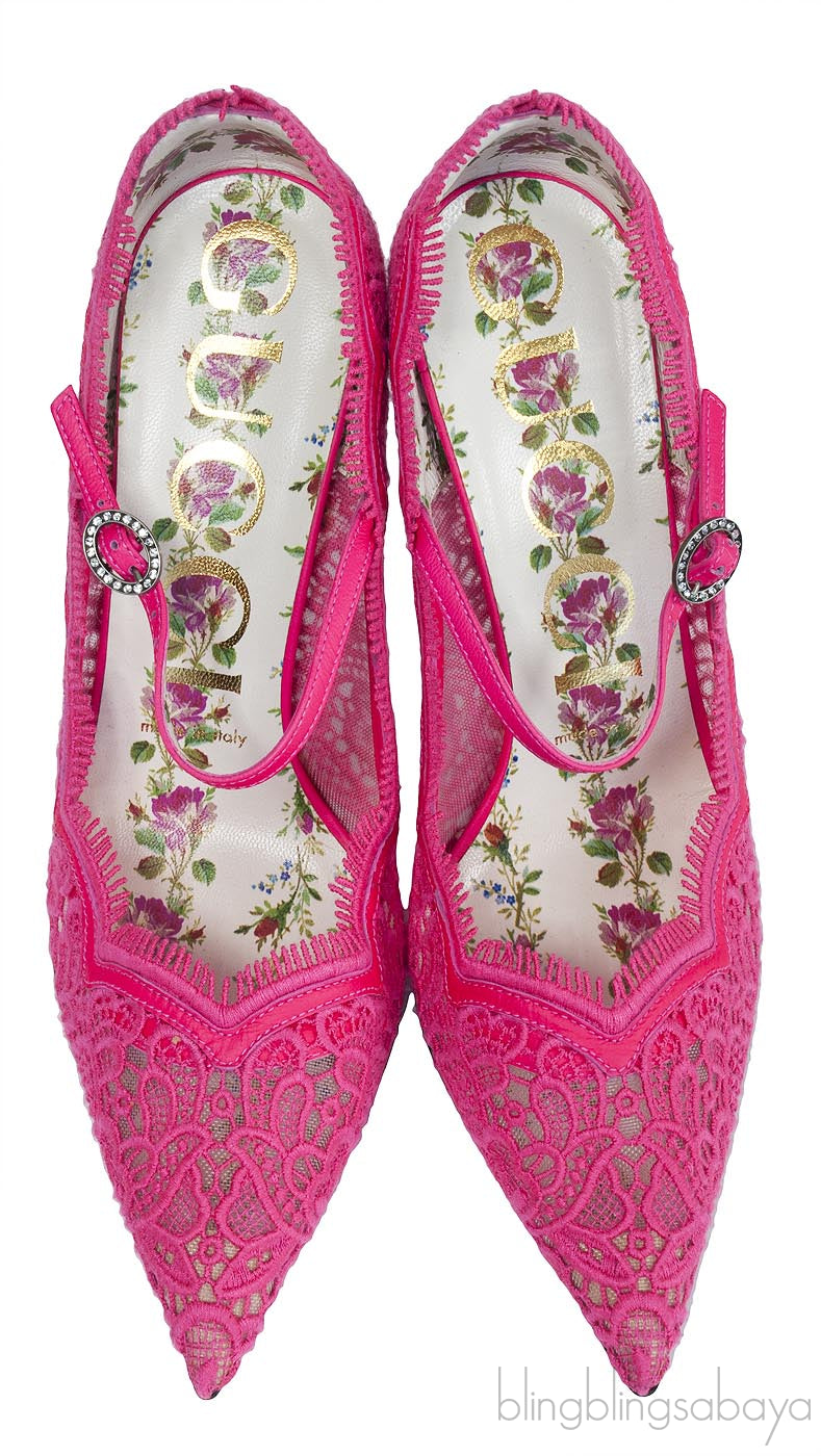 Pink Virginia Mary Jane Pumps