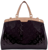 Brea MM Monogram Vernis Amarante