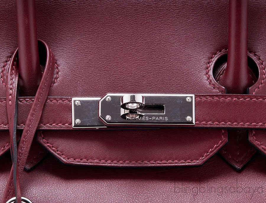 Birkin 35 Rouge Ash Swift PHW