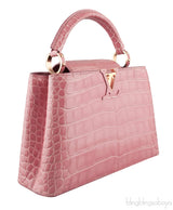 Capucines Vieux Rose Crocodile BB