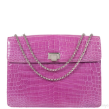 Tiffany & Co. Purple Cornelia Crocodile Shoulder Bag