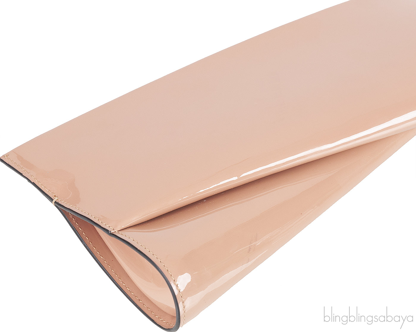 Loubitwist Patent Leather Clutch Bag