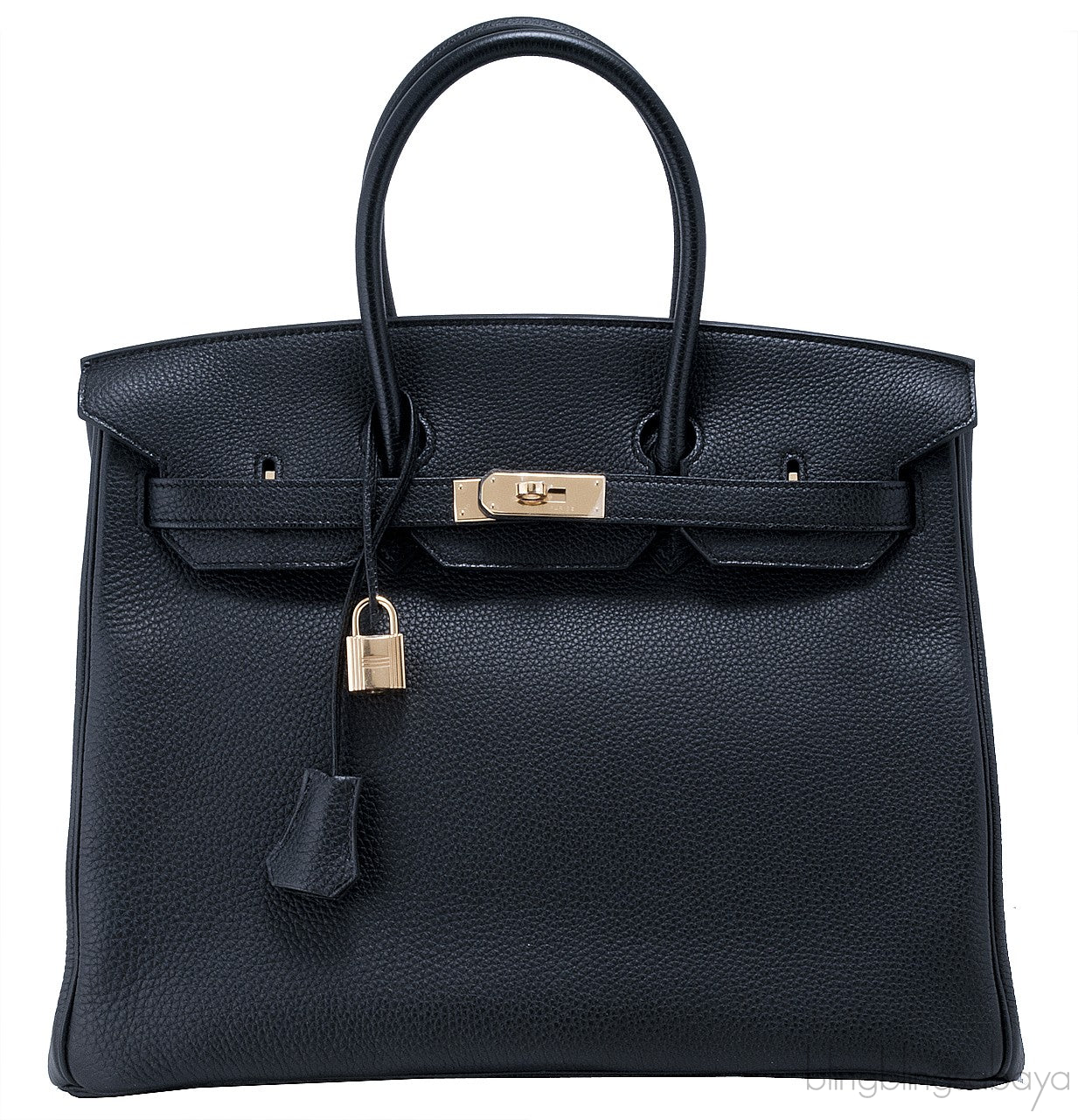 Birkin 35 Black Togo GHW