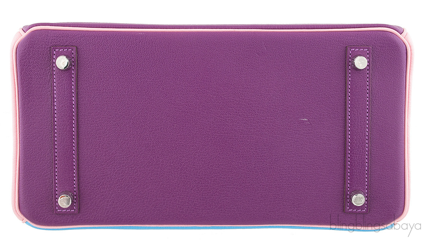 Birkin 30 Chevre Tri-color PHW