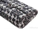 Chanel 2.55 Reissue Camellia Tweed Black and White Flap Bag