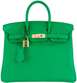 Birkin 25 Bambou Swift GHW
