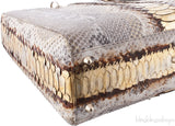 Lady Dior Natural & Gold Python*
