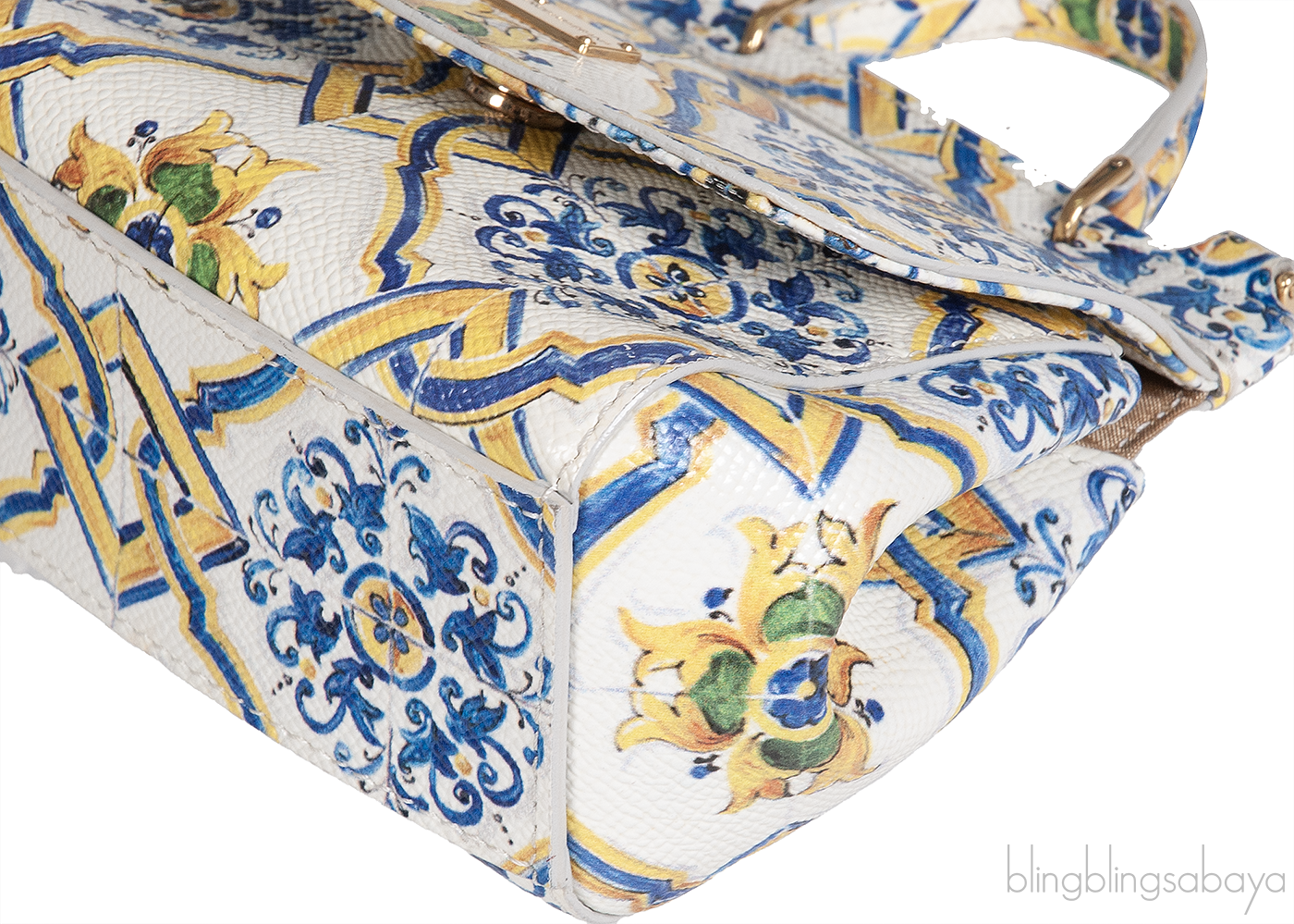 Majolica Print Miss Sicily Mini Shoulder Bag