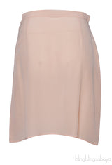 Peach Silk Skirt