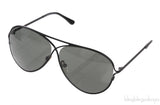 Peter TF142 Black Aviator Sunglasses