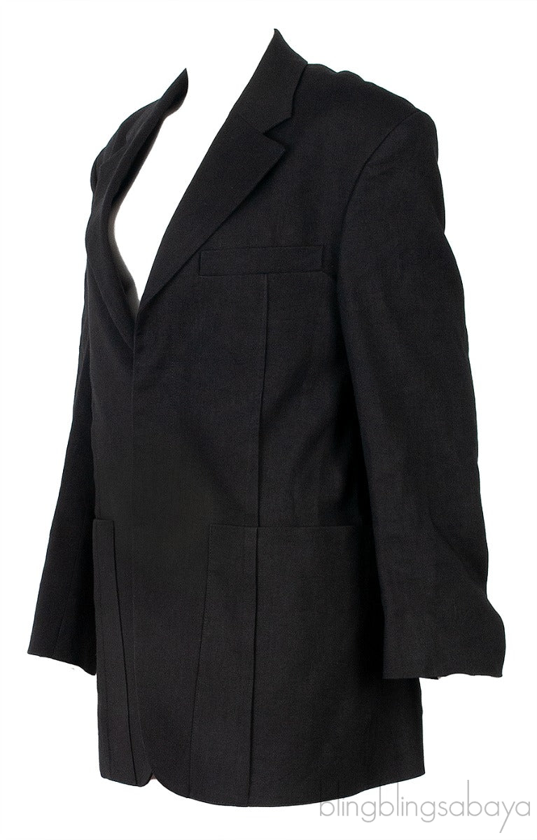Black La Veste D\'Homme Oversized Blazer