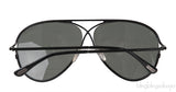 Peter TF142 Black Aviator Sunglasses