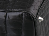 Lady Dior Black Crocodile Medium