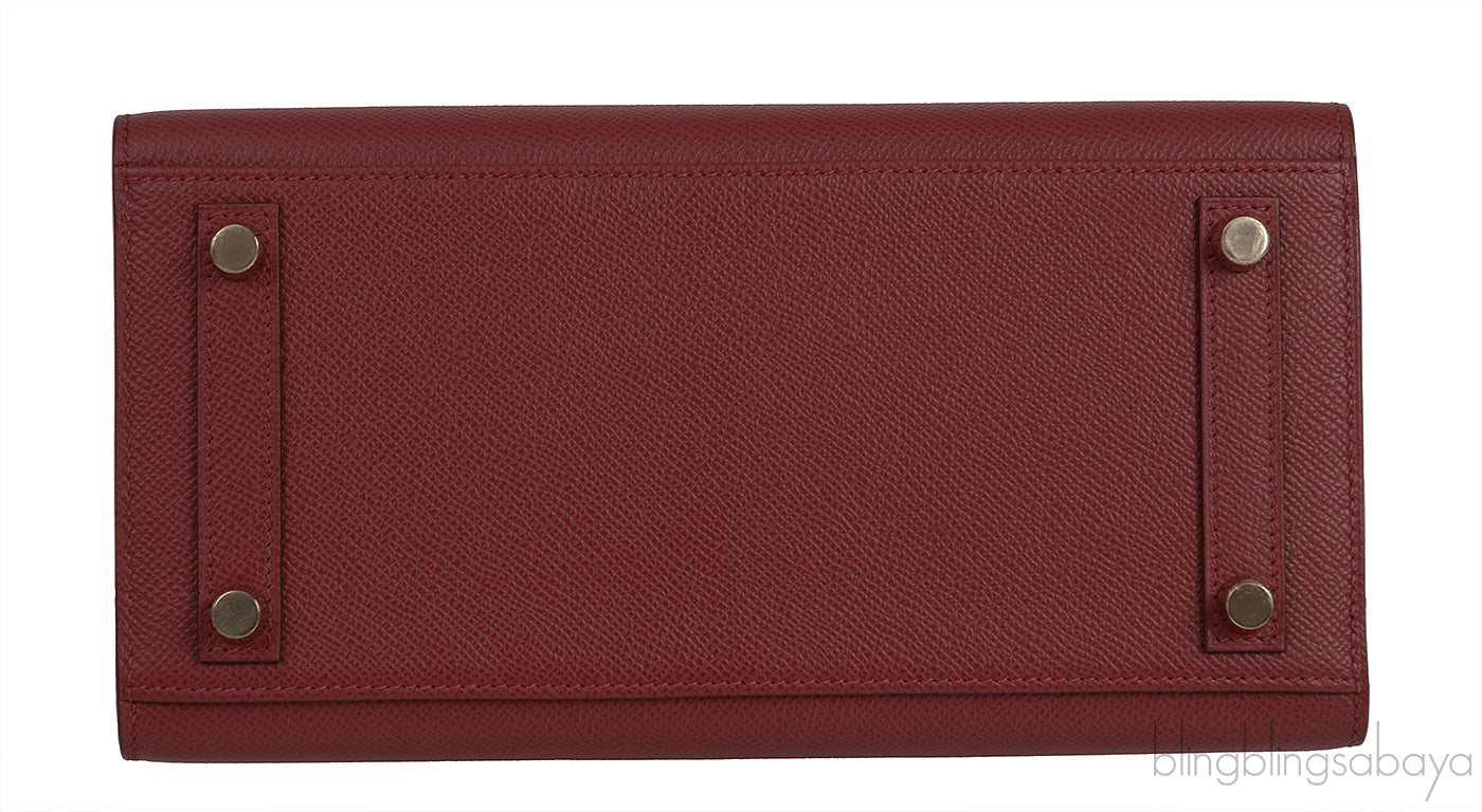 Birkin 25 Sellier Rouge Epsom GHW