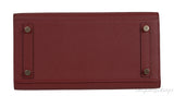 Birkin 25 Sellier Rouge Epsom GHW