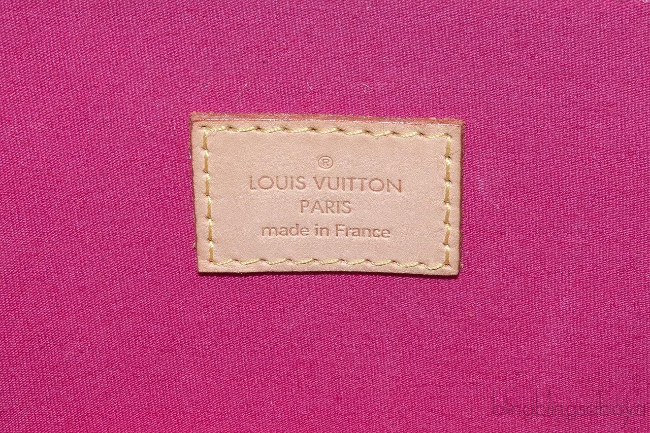 Alma GM Pink Monogram Vernis